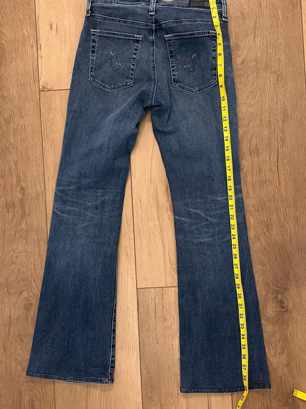 AG Adriano Goldschmied Dark Blue Flare Jeans